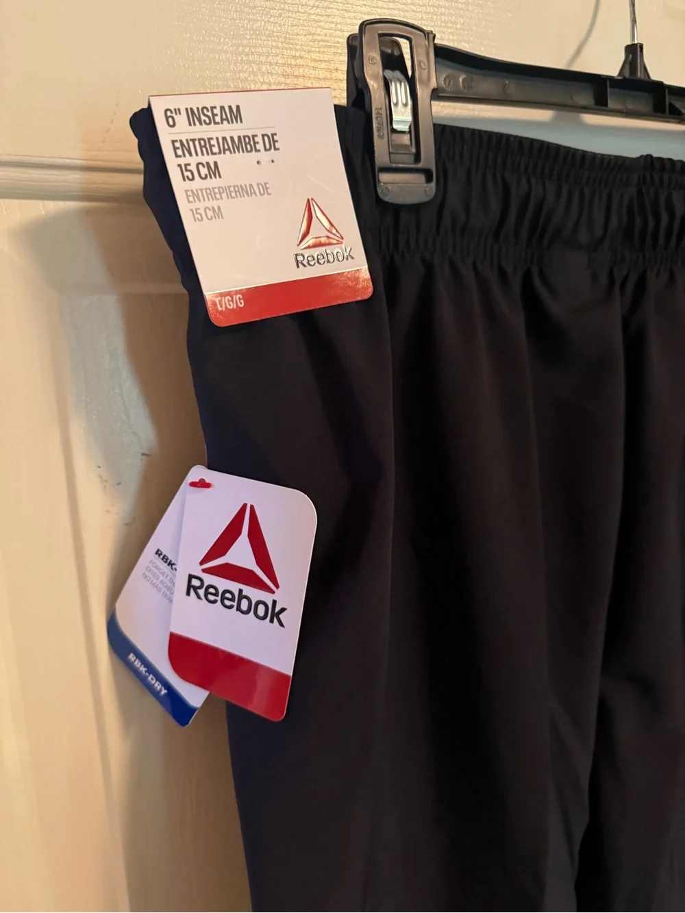 Reebok Black Men’s Athletic Training Shorts